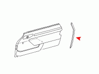 B-Pillar Post Seal SLC -rechts