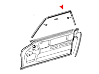 Convertible Top / Hard top -Right <br>-to door window