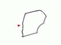 Türdichtung W114 / W115<br>-Hinten Rechts