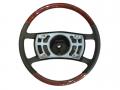 Steering Wheel 76-79 <br>-burl / calfskin