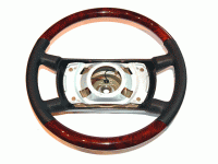 Steering Wheel 80-85 <br>-burl / calfskin