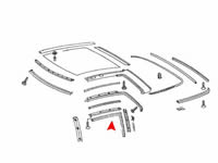 Hardtop Dichtung -Rechts<br>rund um Seitenscheibe