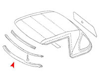 Convertible Top / Hard top <br>Seal -Front